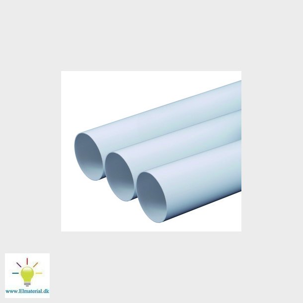 UNITE rund 125 kanalrr L=1,0 m PVC