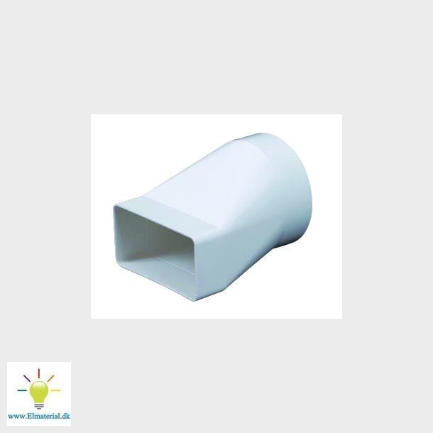 UNITE rund 125 muffe til flad 75x150 mm