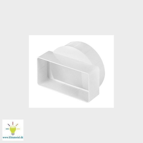 UNITE rund 100 muffe til flad 55x110 mm, UNITE-KO100-20