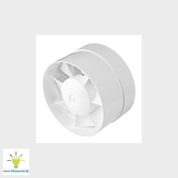 UNITE KANALVENTILATOR 15W med timer til 150 mm kanalrr