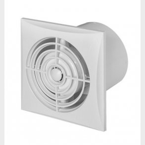 Unite Silent ventilator med Timer �100 System+ komplet med front panel