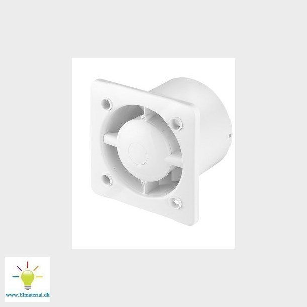 Unite Silent ventilator med Timer &amp; Hygrostat 100 System+ UDEN front panel