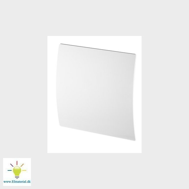 UNITE Frontpanel hvid i buet design for system+ ventilator 100