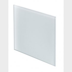 UNITE Frontpanel i �gte glas frost hvidt for system+ ventilator �100