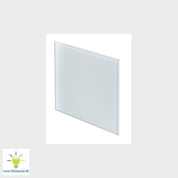 UNITE Frontpanel i gte glas frost hvidt for system+ ventilator 100