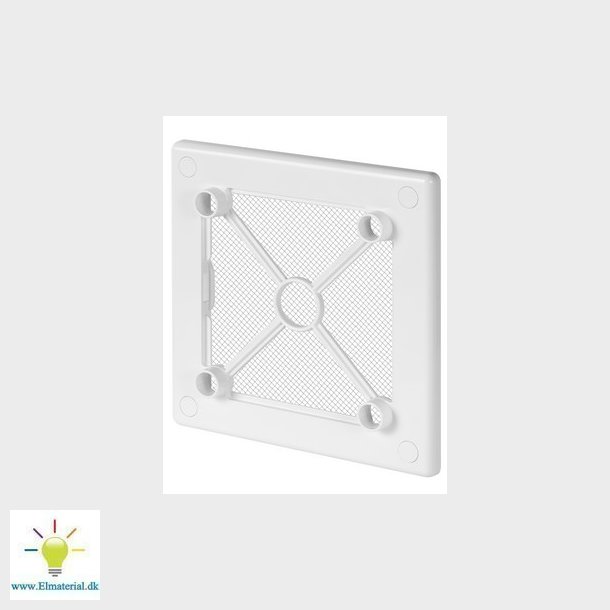 UNITE Ramme front hvid for system + paneler med insekt-net til passiv ventilation