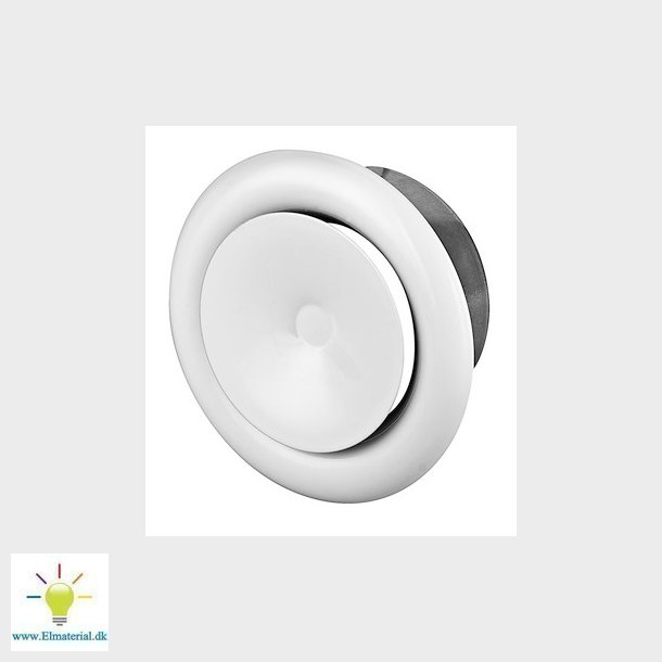 Unite indblsningventil i metal hvid AMN 125