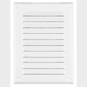 Unite ventilationsrist i metal MTA4B hvid