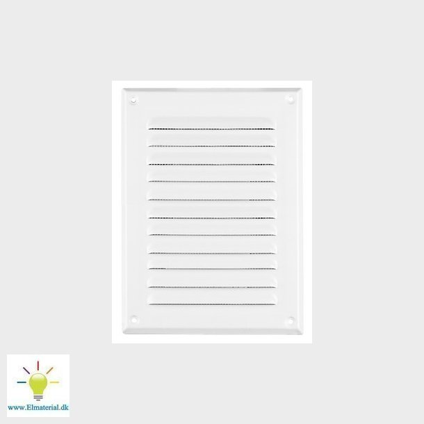 Unite ventilationsrist i metal MTA4B hvid