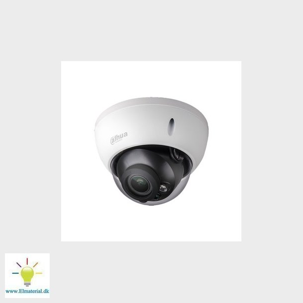 2MP HDCVI Starlight Dome kamera med 2,7-13,5 mm motoriseret objektiv og IR-lys, HAC-HDBW2241R-Z-DP