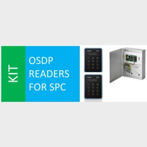 SPC OSDP Kit  SPCP433 + VR40 x 2 stk + SPC VR OSDP converter X 2 stk