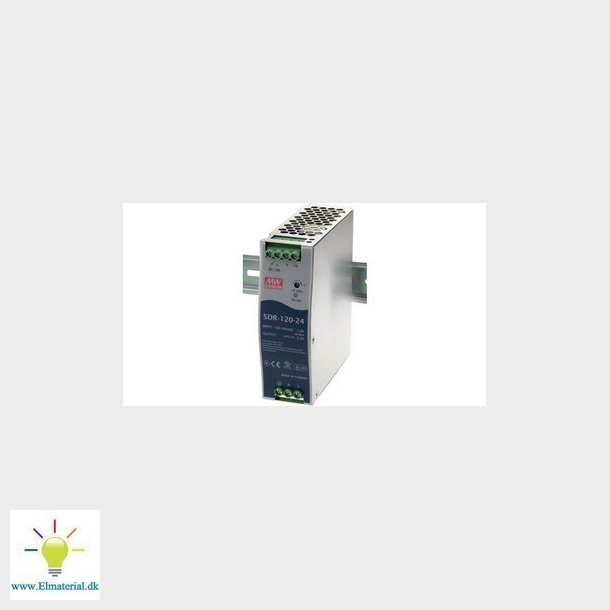 Strmforsyning, 24V, 5A, 120W