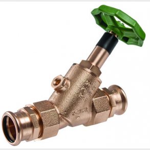 Kemper ECO fristr�msventil 15 mm r�dgods