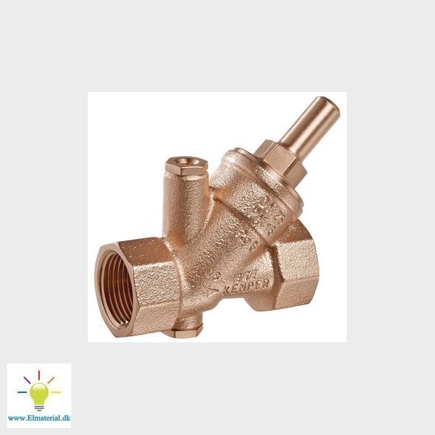 Kemper EA kontrollerbar kontraventil til brandskab muffe/muffe 114" PN16 rdgods