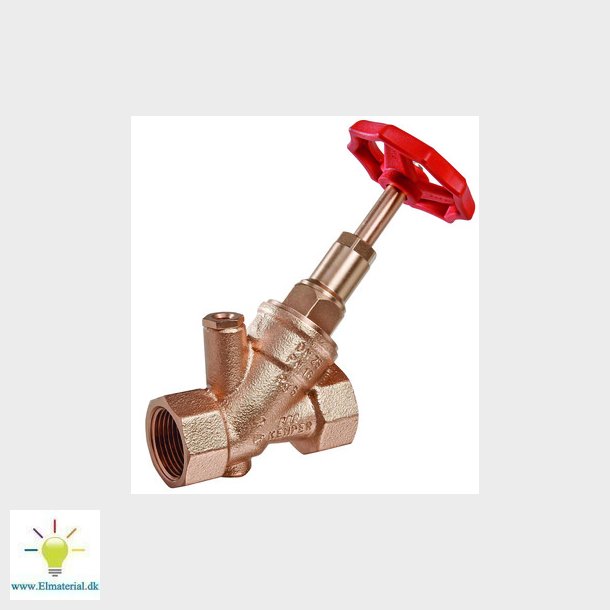 Kemper Weser fristrmsventil muffe/muffe 12" rdgods