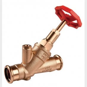 Kemper Weser fristr�msventil pres/pres 22 mm r�dgods