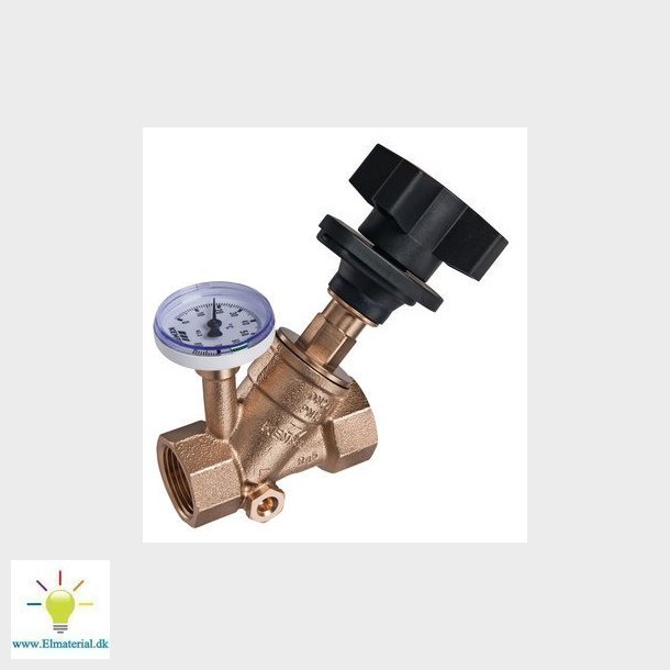 Kemper Multi-Fix-Plus cirkulations- og reguleringsventil muffe/muffe 34" rdgods