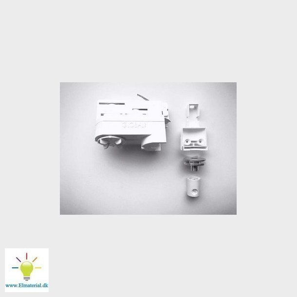 GLOBAL Adapterst XTSA68 Hvid med Aflastning