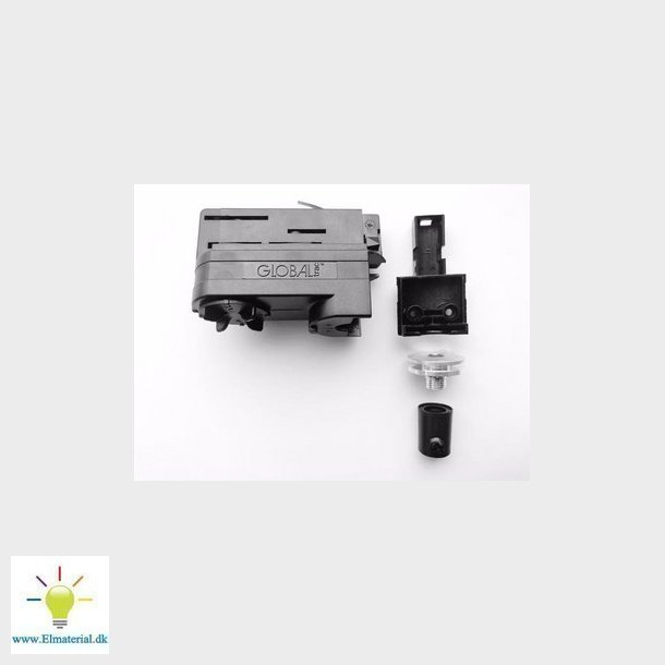 GLOBAL Adapterst XTSA68 Sort med Aflastning