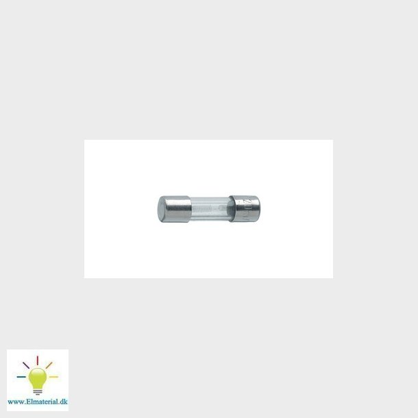 Sikring 5x20mm: 6.3A Trg,FST