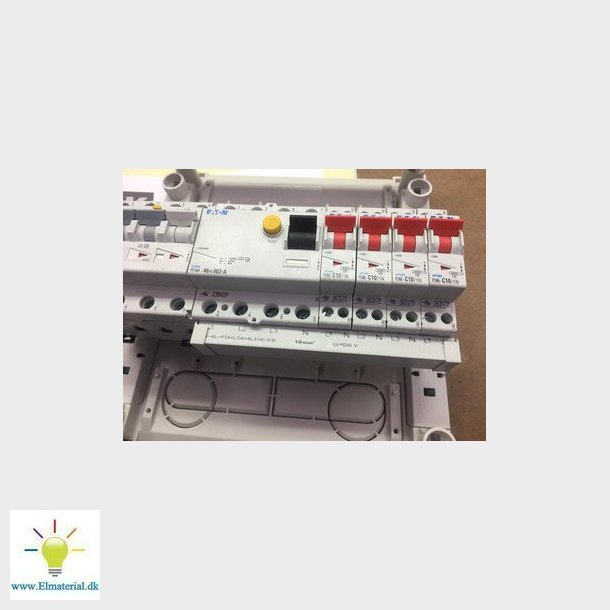 Unite Sljfeskinne til Eaton 1x4polet &amp; 4x2polet 10mm2