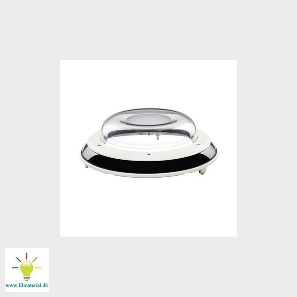 Dome bubble and cover, for outdoor surface mount or pendant mount, clear.