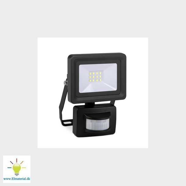 UNITE Projektor 730lm 10W 4000K IP44 med PIR-sensor
