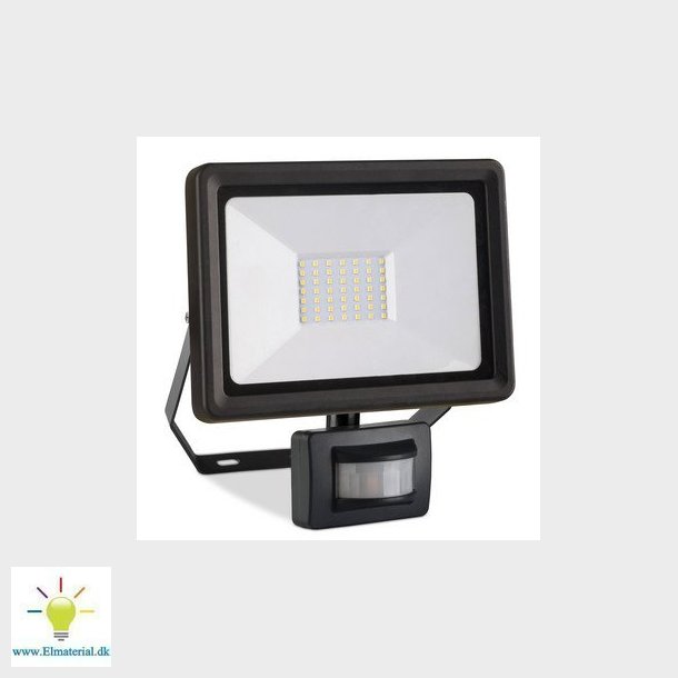 UNITE Projektor 3650lm 50W IP44 med PIR-sensor