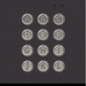 NEXA INOXSORT kodemodul med 123 NX3301B