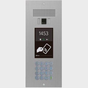 IP d�rpanel med tastatur og plads til adk-l�ser, 7402/IP