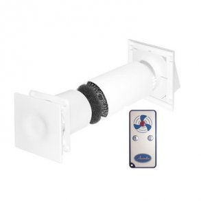 Unite ventilator med varmegevinding �100 - komplet s�t med fjernbetjening