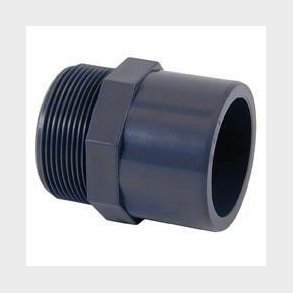 PVC gevindnippel 40 mm x 1