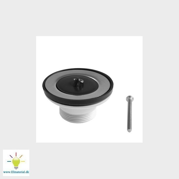 Unite bundventil til badekar 11/2" forkromet