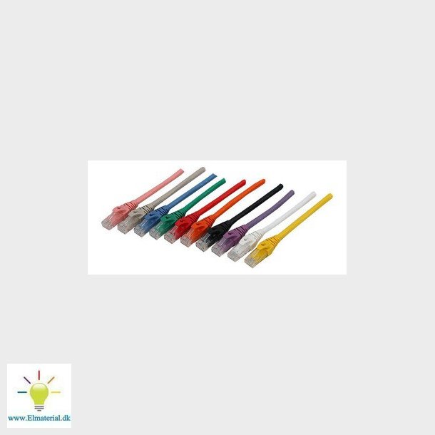 Patchkabel Cat 6, 5 m, for udendrs, hvid UV kabelkappe