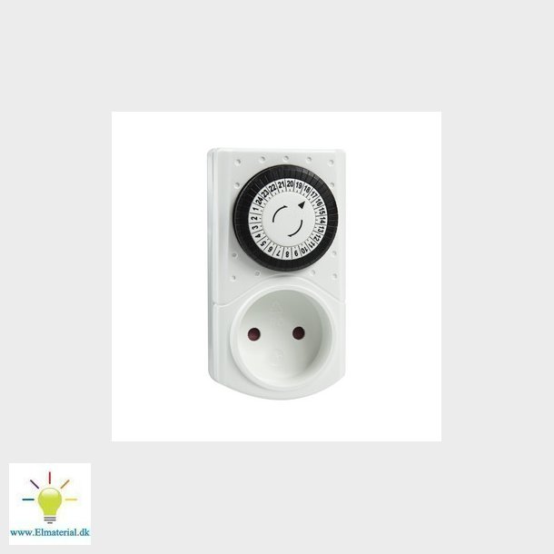 Dgnur mini timer mekanisk hvid