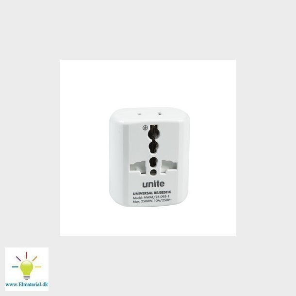 Rejseadapter kompakt