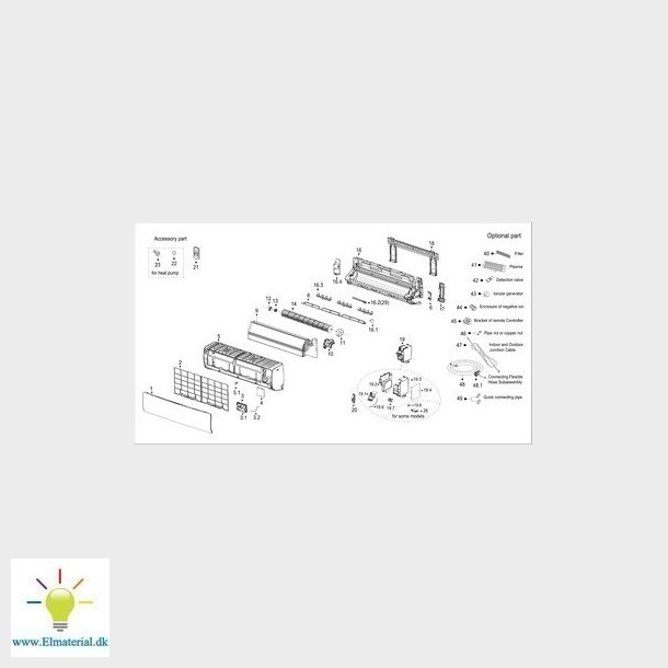 Midea MP 5,6kW Ventilator til indedel