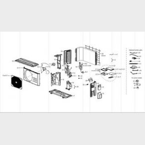 Midea MP 3,8kW Styreprint udedel