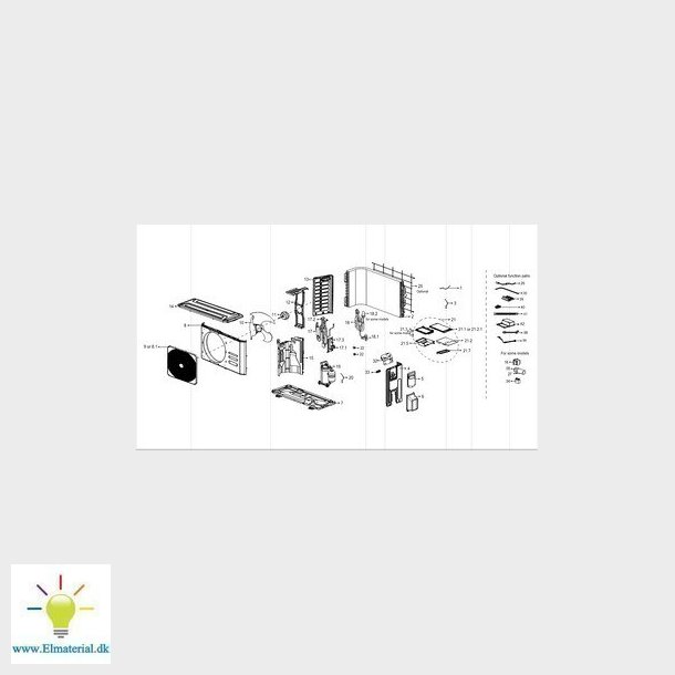 Midea MP 3,8kW Styreprint udedel