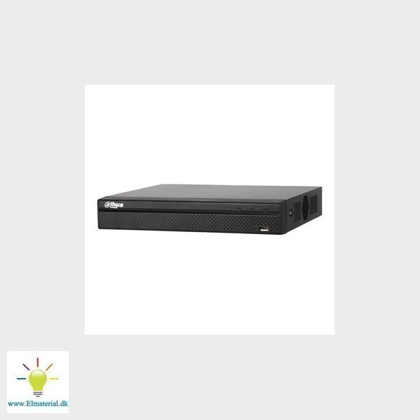 Dahua 4K NVR 4 kanaler med 4 ports PoE switch 80 Mbit/s, NVR4104HS-P-4KS2