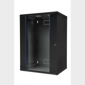 Vgrack 600x800x730 15U glasdr sort