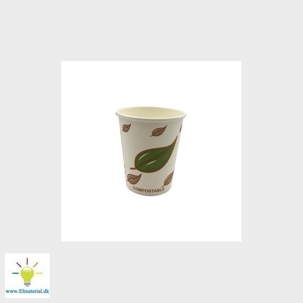 Kaffebger 8oz 25cl miljrigtige Single Wall 1000stk/kar