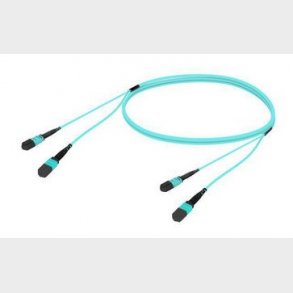 ULL LazrSPEED 550 2xMPO12F-2xMPO12F, 24-Fiber, LSZH, Aqua, Metode A, 35M, Fanout = 84/152