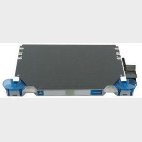 FACTTM NG4 Fiber Panel, med 2 tomme trays, gr�, H�jde 1E