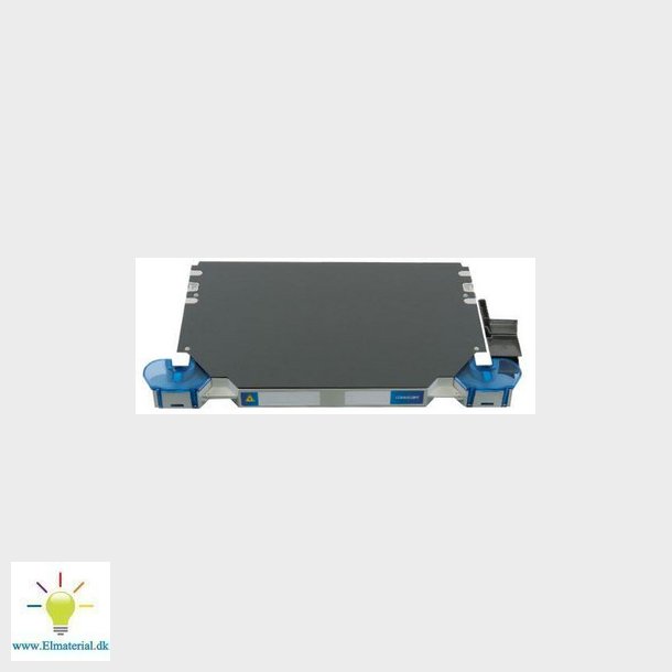 FACTTM NG4 Fiber Panel, med 2 tomme trays, gr, Hjde 1E