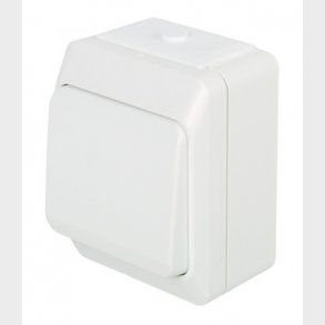 NORTIC Afbryder korrespondance IP44 Hvid 10A/250V