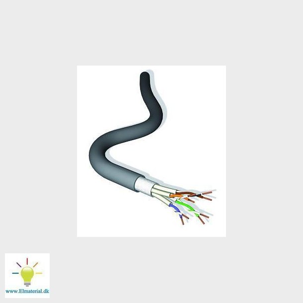 Datakabel (AWG 22) KAT7A S/FTP LSF/OH IEC 332.3 - Euro Class Eca hvid Leviton (Brand-Rex) afmling