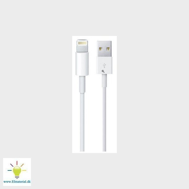 Lightning USB kabel - 1m hvid