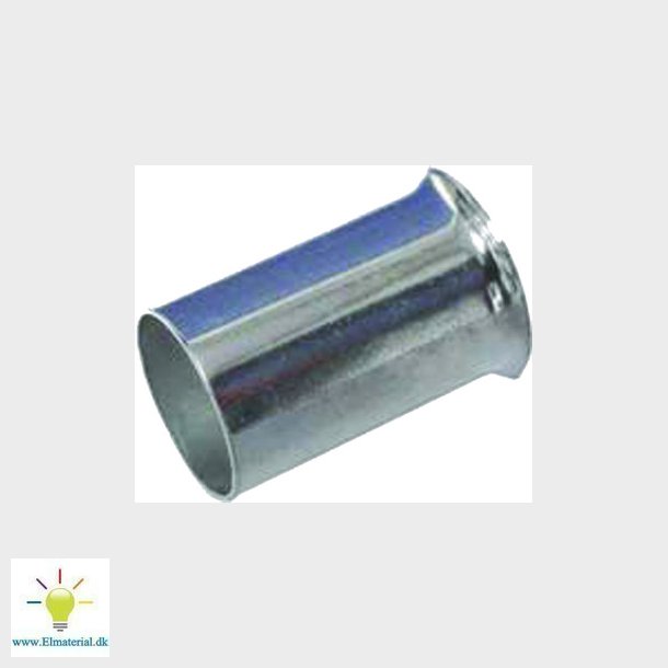 Usioleret terminalrr 1mm2 L=8mm