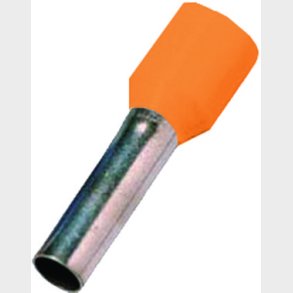 Isoleret terminalr�r orange 0,5mm2 L=10mm
